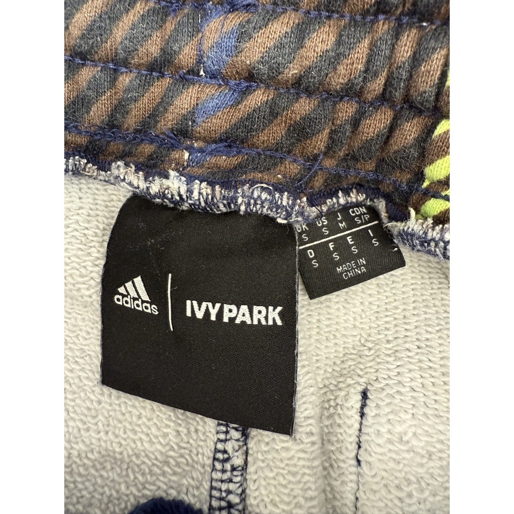 Adidas Ivy Park Halls of Ivy Houndstooth Sweatpants Blue‎ Unisex Small Beyonce - Picture 5 of 12